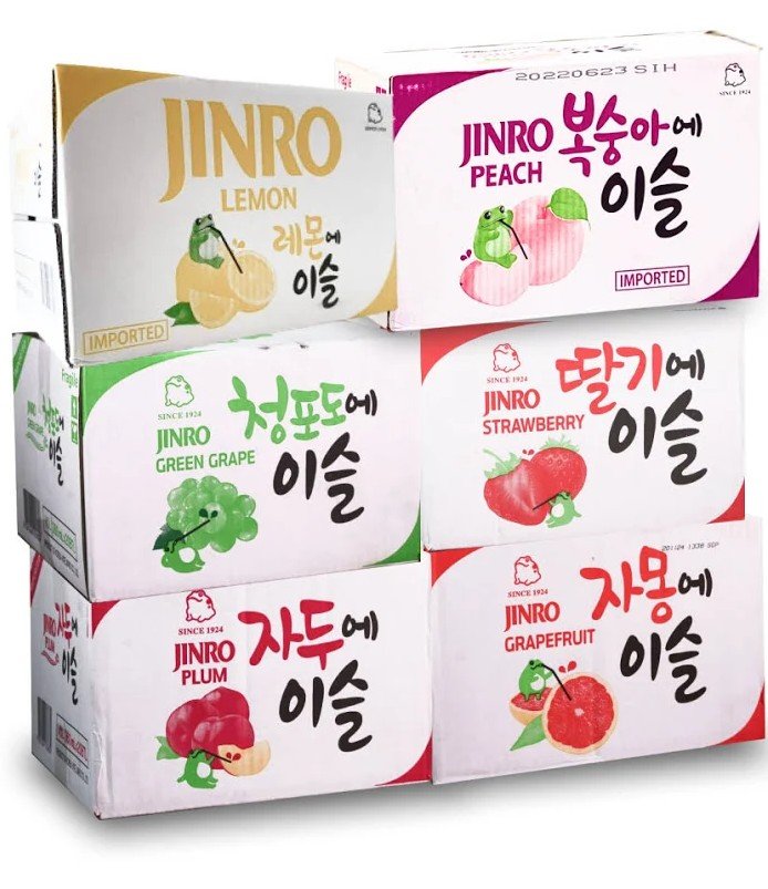 Jinro Flavour Soju Variety Pack 20x360ml